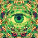 Psychedelic Wallpaper New Tab Theme [Install]  screen for extension Chrome web store in OffiDocs Chromium